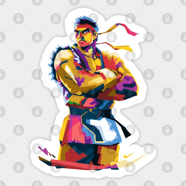 Ryu Sticker by Shuriken